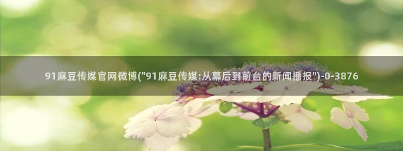麻豆视频 图集：91麻豆传媒官网微博(\