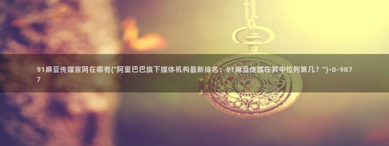 麻豆视频最新推荐：91麻豆传媒官网在哪有(\