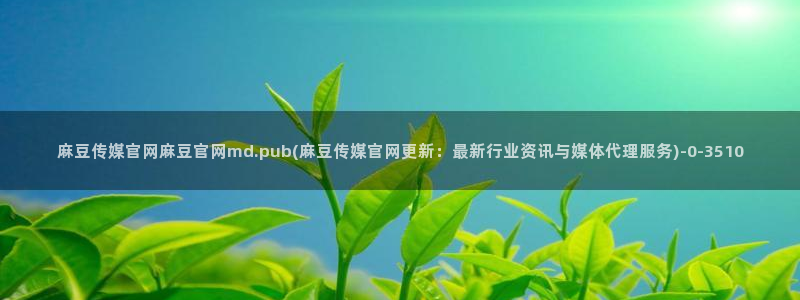 麻豆视频高清高清：麻豆传媒官网麻豆官网md.pub(麻豆传媒官网更新：最新行业资讯与媒体代理服务)