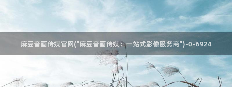 麻豆视频 系列页面：麻豆音画传媒官网(\